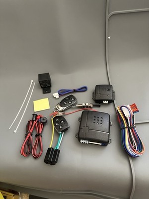 Car Alarm Security System, Black Universal Anti-Theft Device Car Security Device