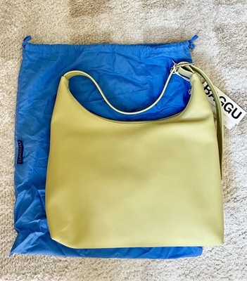 BAGGU RECYCLED LEATHER SHOULDER BAG In Wheat Color BRAND NEW Never Used NWT