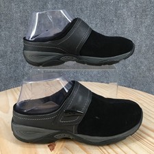 Easy Spirit Eliana Shoes Womens 6 Mule Clog Closed Toe Comfort Leather Black