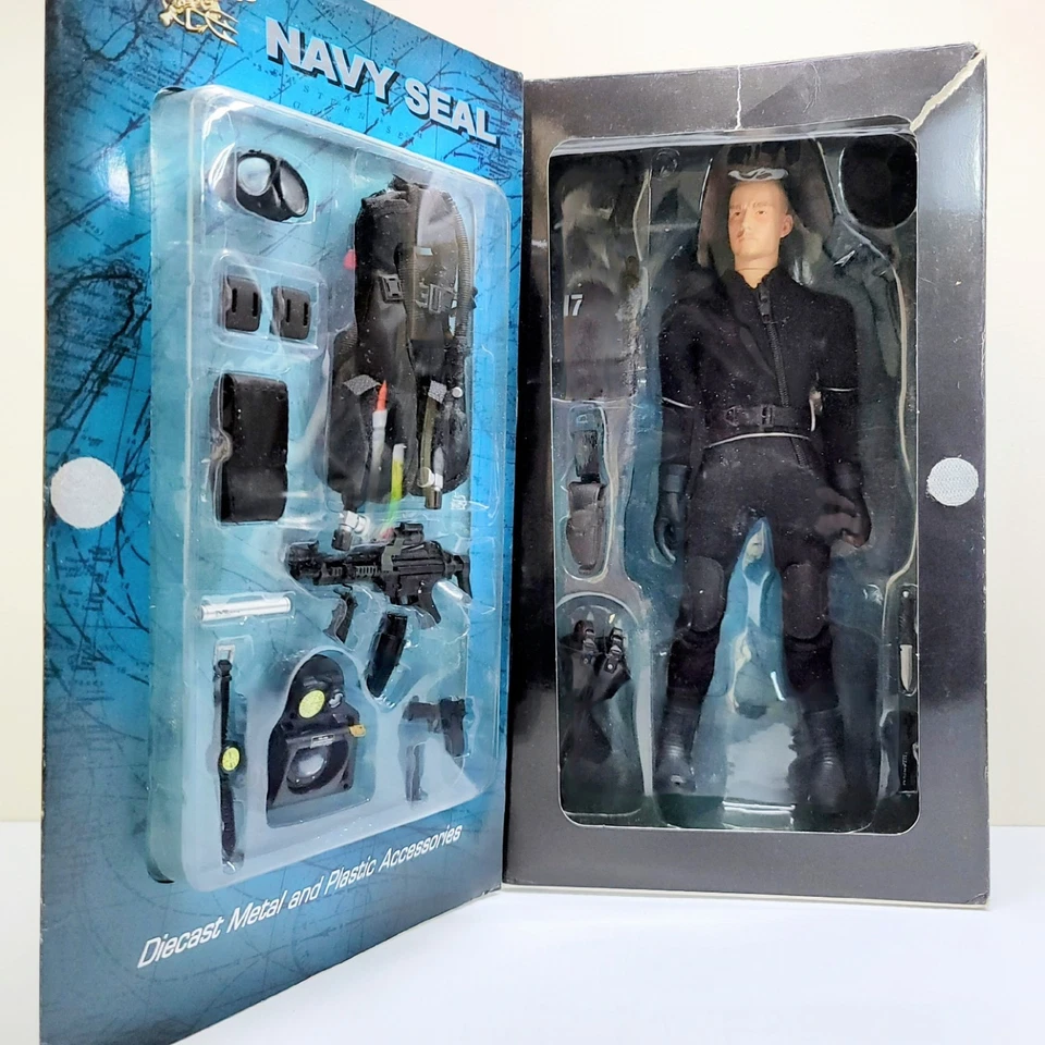 Figura posable bbi ELITE FORCE Navy Seal UDT "Stingray" #24309 1/6 *DAÑOS EN LA CAJA* Foto 2 de 4