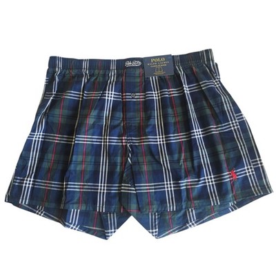 Polo Ralph Lauren Mens Woven Boxer Shorts Plaid Underwear NWT