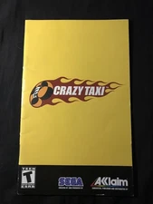 Crazy Taxi (Sony PlayStation 2, 2002) PS2 Instruction MANUAL ONLY (No Game)