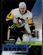 2020-21 Upper Deck Synergy Exceptional Stars Gold Evgeni Malkin 308/449 #ES-17