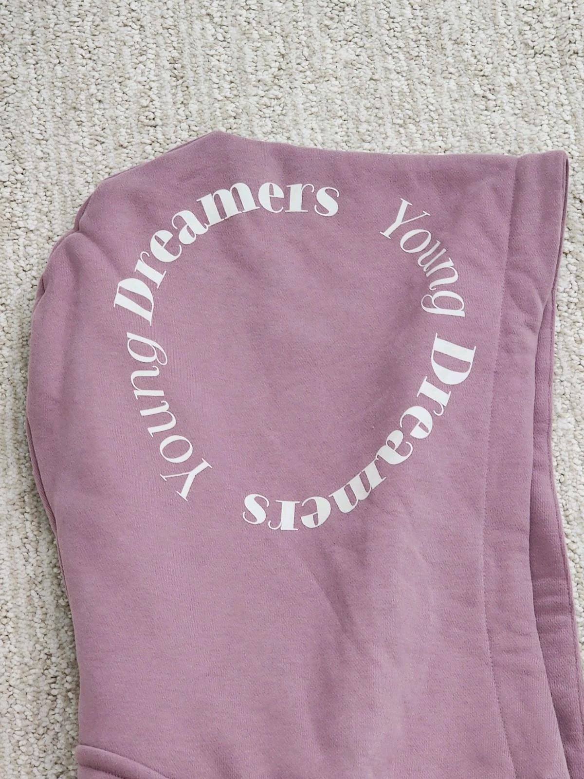 YoungLA Women’s Oversized XS Mauve Hoodie New