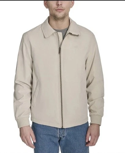 Dockers Men's Bomber Jacket Rib Knit Cuffs Laydown Collar - Size XXL  - NEW - product listing photo