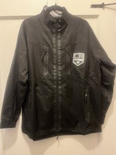 NWT Authentic Pro Fanatics Men’s Los Angeles Kings Black Windbreaker Jacket - M