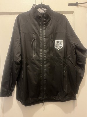 NWT Authentic Pro Fanatics Men s Los Angeles Kings Black Windbreaker Jacket - M