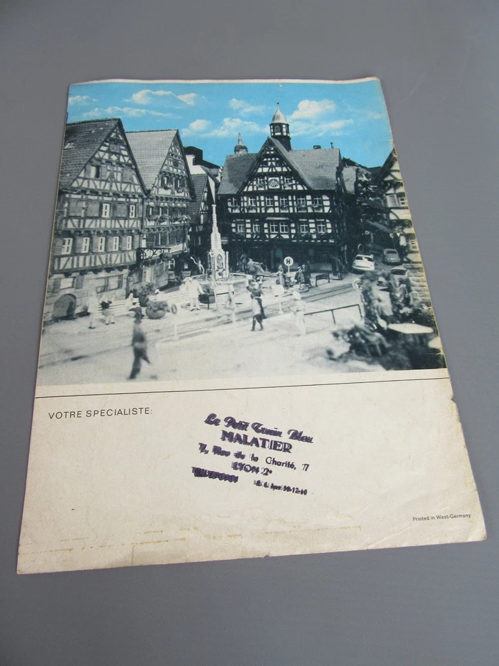 C724 Vintage Kibri Blatt Beidseitig Farbe Dekore Elektrische Züge - Bild 2 von 3