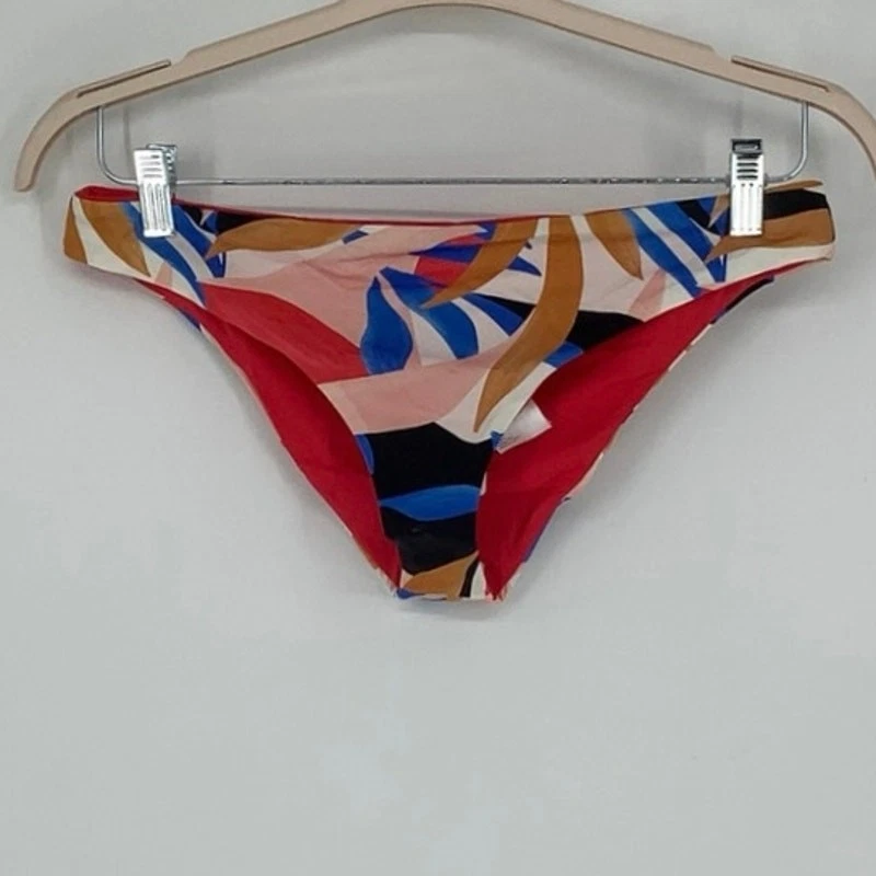 Traje de baño reversible prAna talla mediana Tropics Gemma Hipster bikini O4-12 Foto 3 de 4