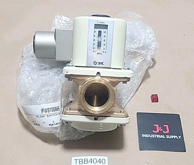 *NEW* Smc IFW510-06-05 Flow Switch 24Vdc 5A 0.1~0.6MPa 20 L/Min + Warranty!