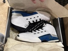 Nike Air Jordan XVII 17 White College Blue Black Size 9.5 OG Briefcase Box 30272