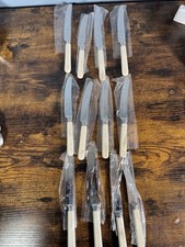 A. Wright And Sons Elfenbein Zelluloid Vintage Sheffield Edelstahl Buttermesser