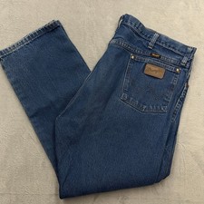 Wrangler Mens Cowboy Cut Classic Fit Jeans Straight Leg Size 42x30 1013MWZPW