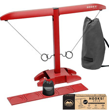 Ring Toss Shot Ladder Game Hooks XPLR - Portable Aluminum Hook and Ring for In
