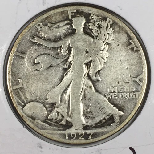 1927-S Walking Liberty Half Dollar - Very Good (VG) KM#142 - 8335