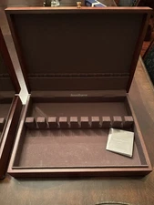 Reed and Barton Eureka Flatware Silverware Storage Chest Wood Box