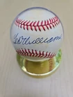 Ted Williams Signed Baseball ⚾️ American League MLB Baseball NO CERT