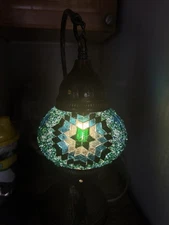 Turkish Lamp, Mosaic Morocan Desk Lamp, Asylove Turkish Authentic Lighting