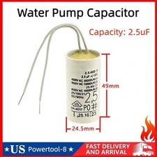 2.5uF 400V 50/60Hz Wall-mounted Boiler Water Pump Capacitor For Water Pump