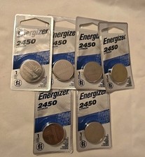 6 packs Energizer CR2450 CR 2450 3v Lithium Batteries Exp 2030