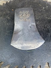 NICE Embossed Fayette R PLUMB Anchor Brand Autograph Single Bit Axe Head NR