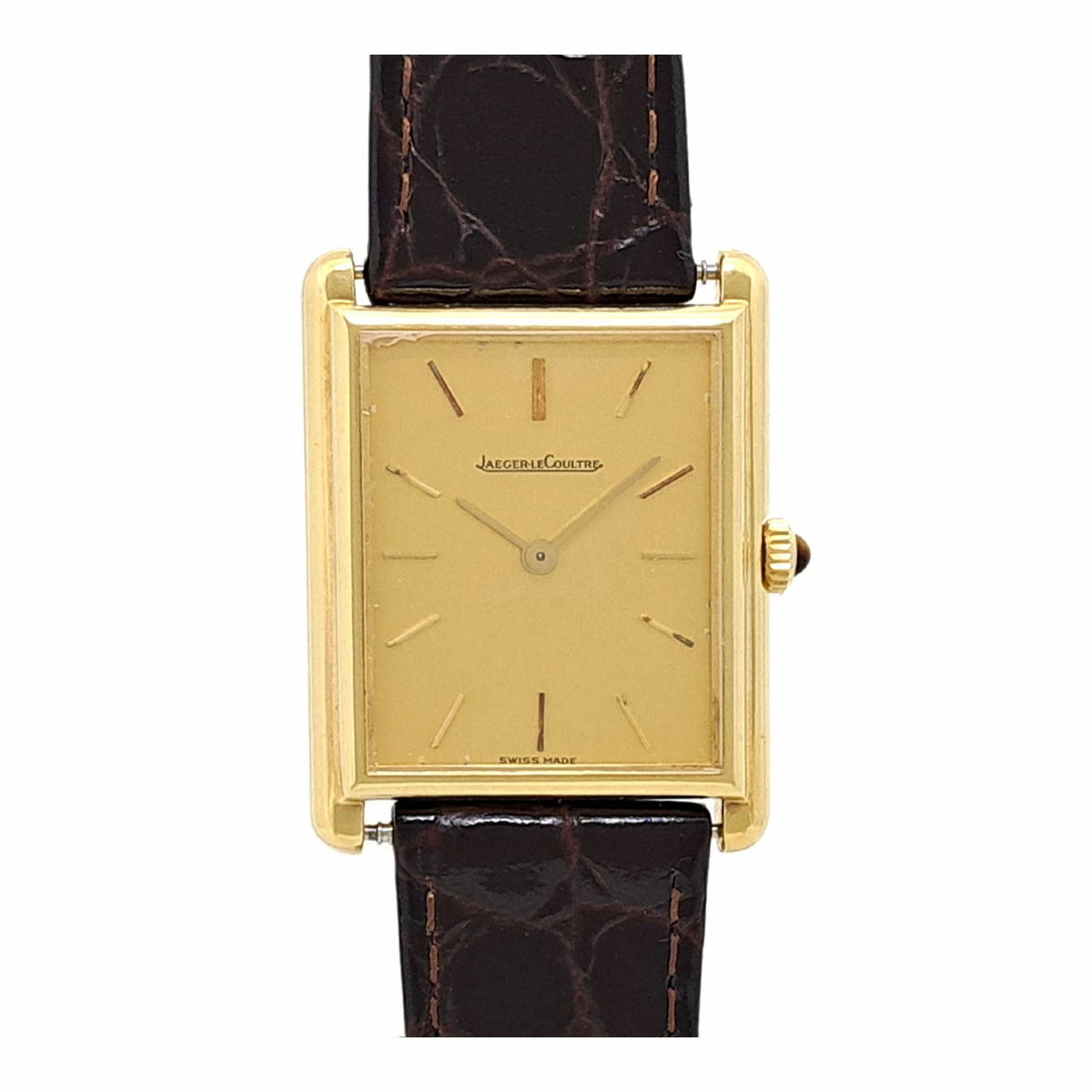 JAEGER-LECOULTRE 6129.21 Gold Case Size 25mm Ladies Vintage Used