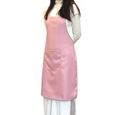 Bib Aprons- Mixed Color Apron with Pockets, for Kitchen Cooking Restaurant BB...