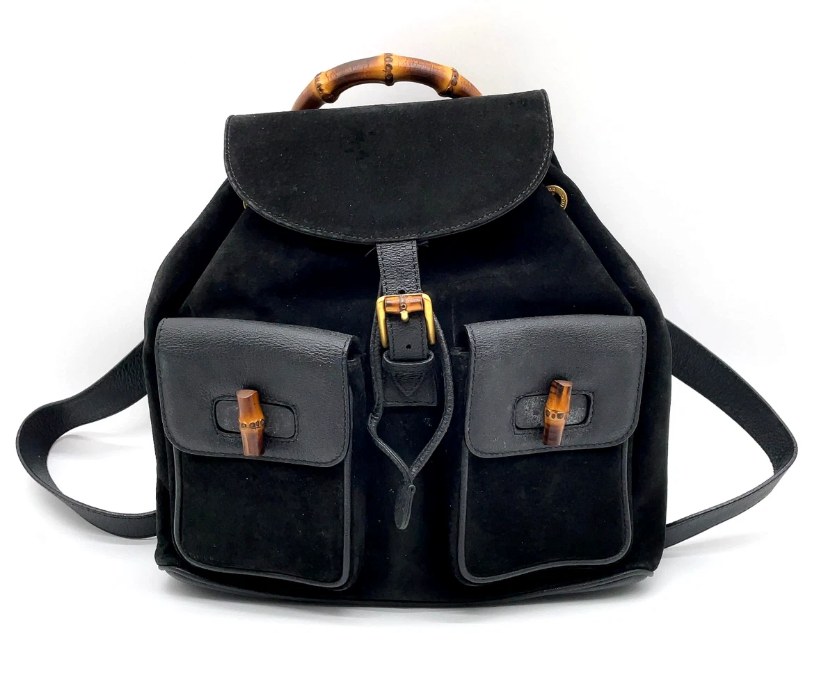 Gucci Bamboo Leather Exterior Backpack Bags & Handbags for  display picture 3