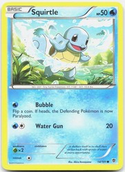 Squirtle 14/101 Common Plasma Blast