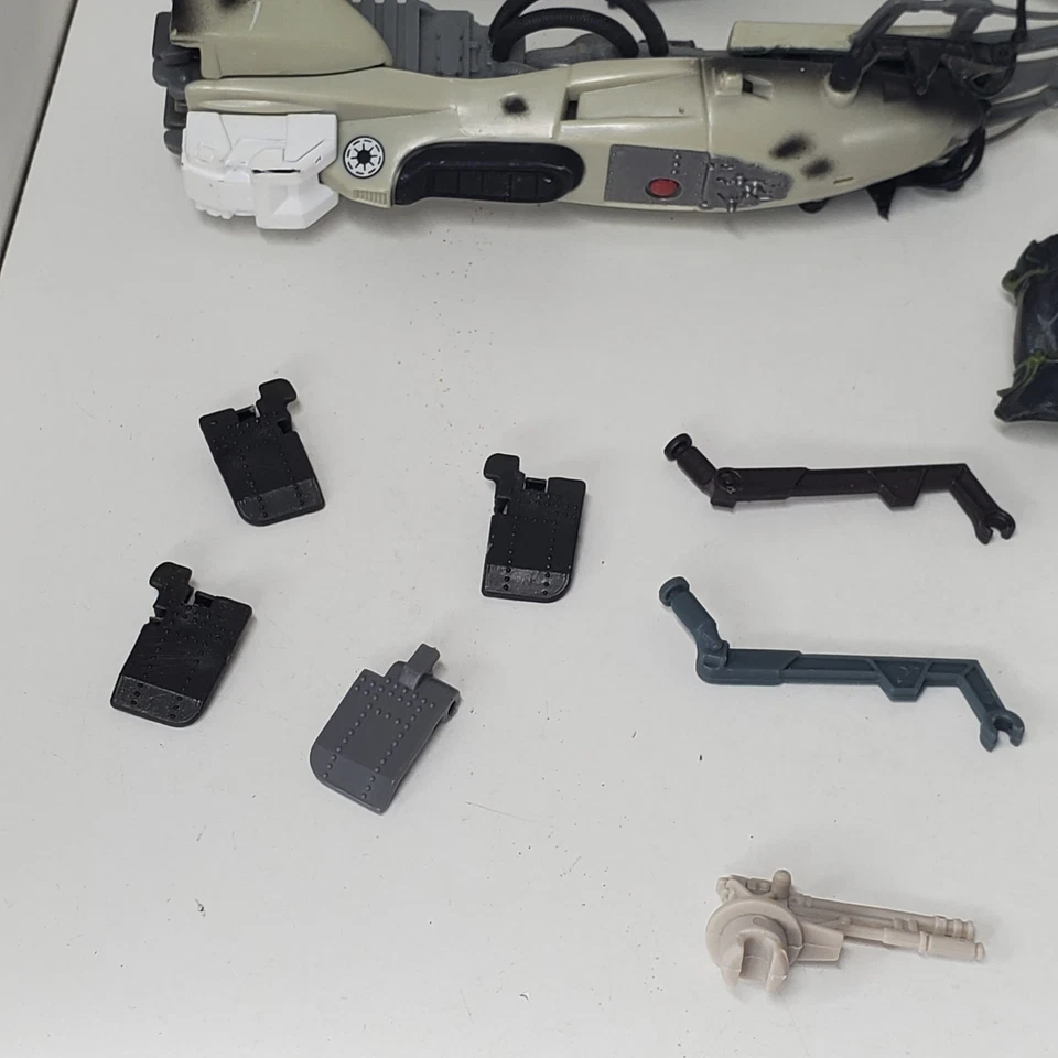 Star Wars POTF Legacy Hoth Scout Speeder Bicicleta Vehículo Lote Piezas Trooper Foto 3 de 4