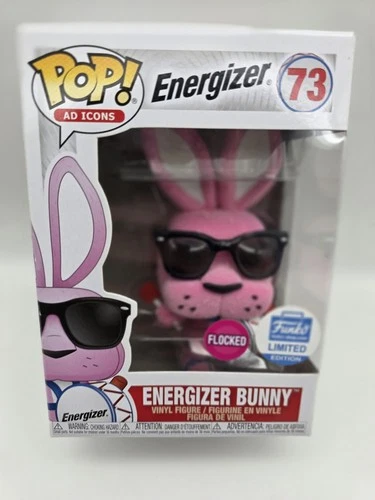 Funko Pop! Ad Icons: Energizer Bunny (Flocked) Limited Edition #73 Vinyl Figure