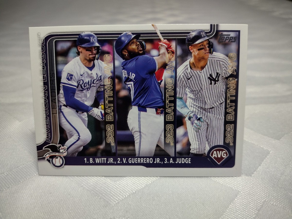 2025 Topps Series 1 American League Batting Average Leaders #345