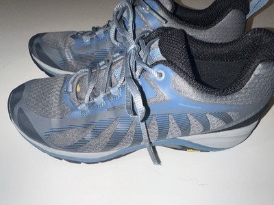 Merrell Siren Edge 3 Blue Gray Waterproof Hiking Trail Shoes J034446 Women Sz 8