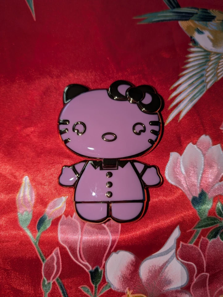 Pink Hello Kitty Folding Phone Stand And Grip With Mirror-sticky Pad Attachment  - Image 4 of 4