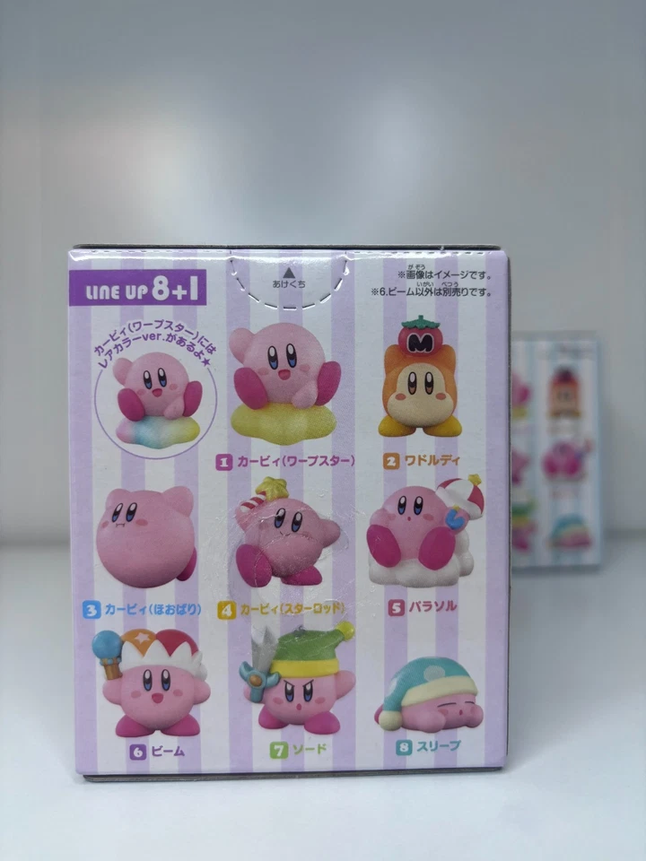 Novo boneco colecionável Kirby Sleep 2,5" Bandai Forgotten Land Adventures Series - Imagem 2 de 4
