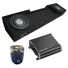 1988-1998 Chevy CK Silverado Ext Truck Harmony F124 Dual 12" Sub Box & CXA800.1