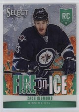 2013 Panini Select Fire on Ice Rookies Green Prizm 24/25 Zach Redmond #FR-40 ms9