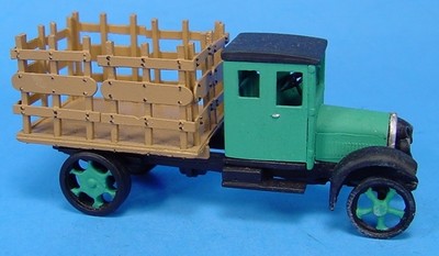 HO/HOn3 1/87 WISEMAN MODEL SERVICES OT5052 1926 WHITE STAKE BED TRUCK KIT