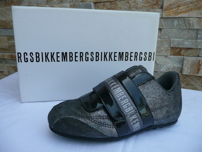 Bikkembergs EU 30 Girls' Sneakers Shoes Gray New Formerly UVP 135  