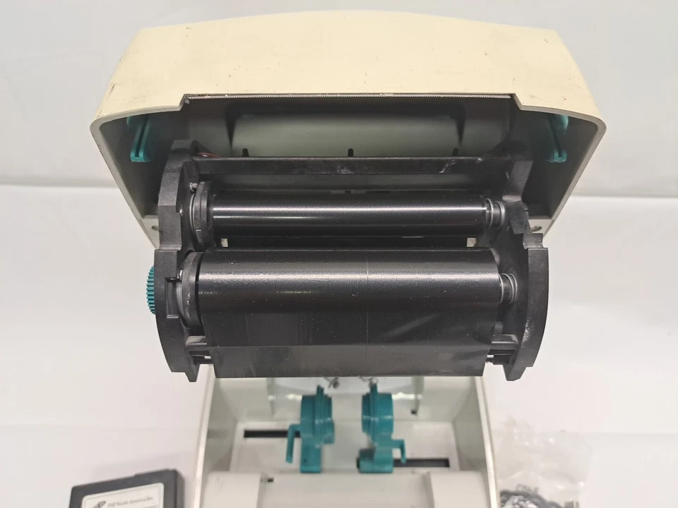 Zebra TLP2844 Thermal Transfer Label Printer With Ribbon And Power Adapter - Image 3 of 4