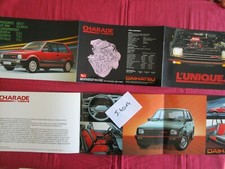 J.4014  / DAIHATSU Charade turbo dépliant suisse en français