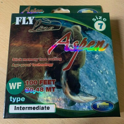 Lineaffe Aspen Intermediate Fly Angelschnur Größe 7 100 Fuß 