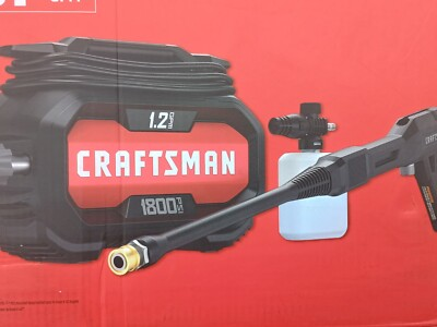#ad CRAFTSMAN Electric Pressure Washer Cold Water 1800 PSI 1.2 GPM Corded $180.00