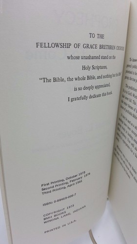Prophecy things to come James L Boyer Bible Study Guide 1973 PB book - Picture 4 of 5