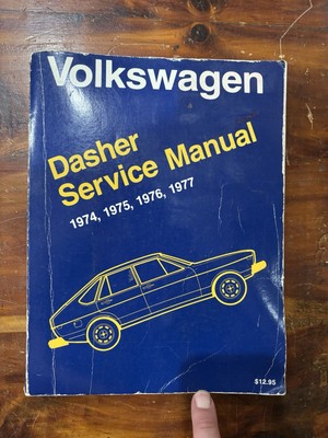 Robert Bentley VOLKSWAGEN DASHER Automotive Service Manual 1974-77
