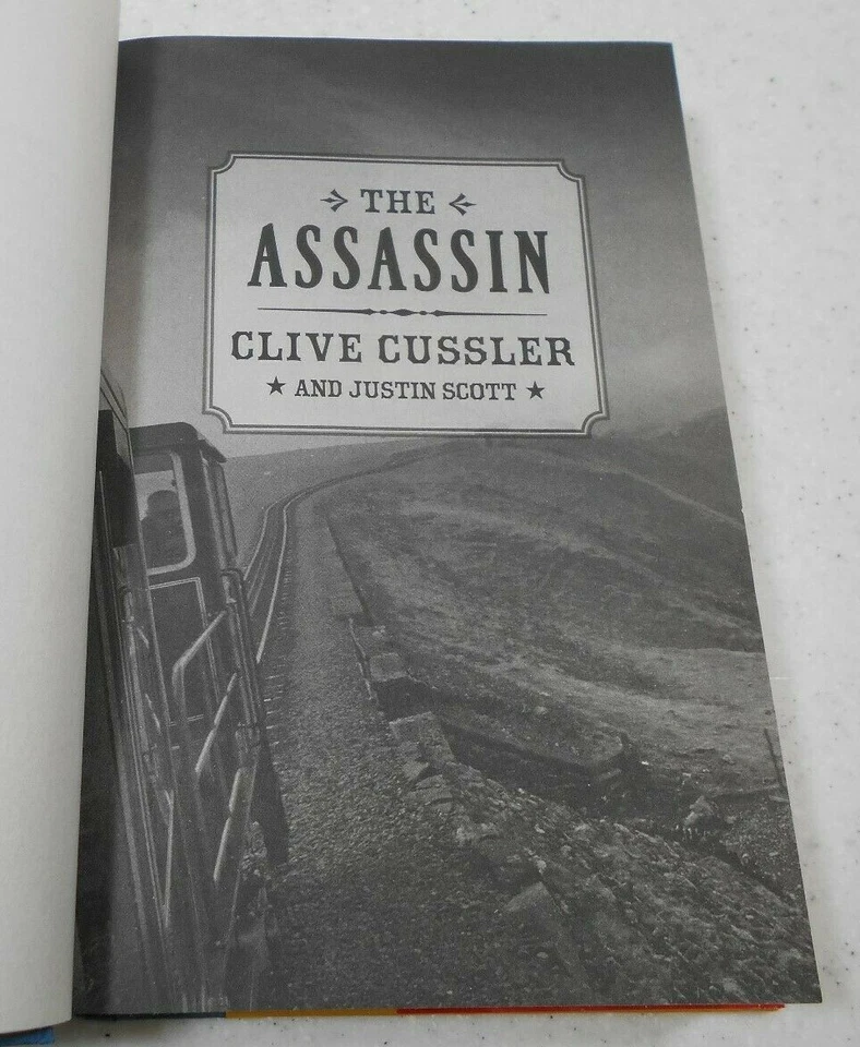The Assassin by Clive Cussler & Justin Scott, Signed, 1st Edition, Hardcover - Image 4 of 4