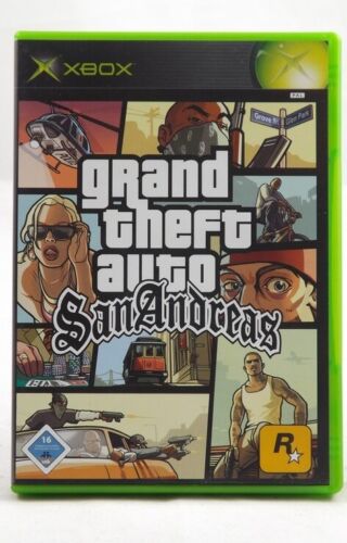 GTA - Grand Theft Auto: San Andreas (Microsoft Xbox) gioco in IMBALLO ORIGINALE - BUONO - Foto 1 di 2
