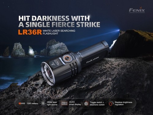 Lampe Torche Laser Fenix LR36R - 10 000 Lumens - longue portée 1260 mètres - Picture 8 of 17