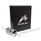 CLEAR Disposable Tattoo Tube FREEFLOW Gripless LONG Tip Sterile U PICK