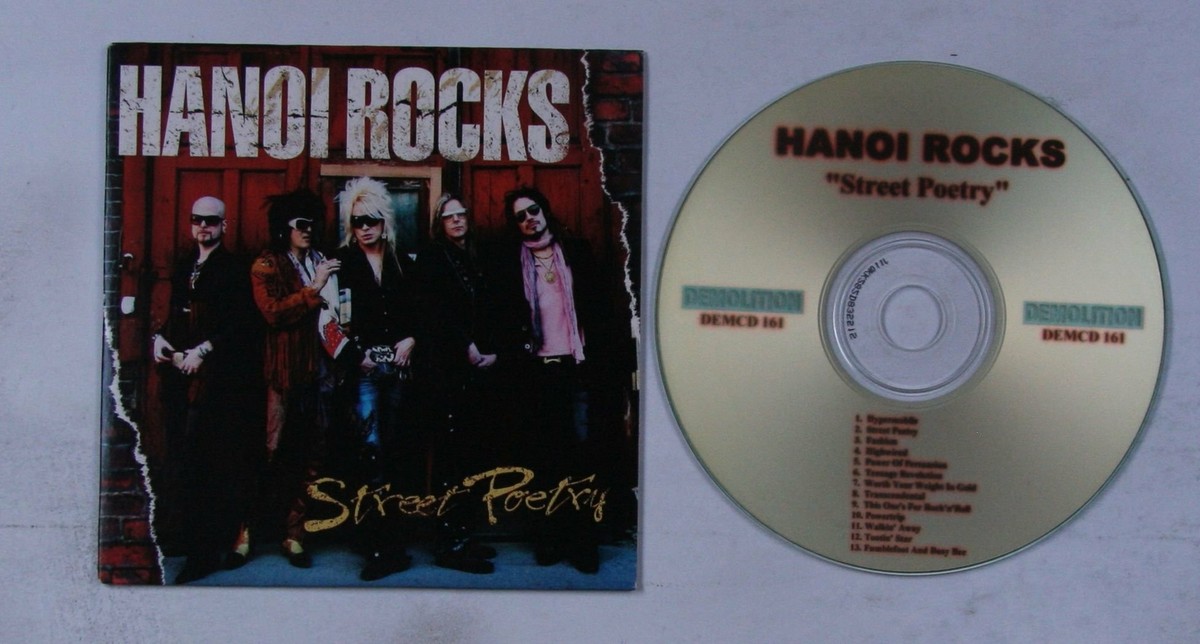 INFECTION / LETTERS ★会場限定盤★ Hanoi Rocks Street Poetry UK Adv Cardcover CDR 2007 Glam